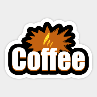 Coffee Lover Design Sticker